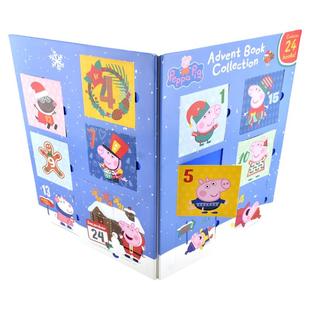 Peppa Pig Advent Book Collection 小猪佩奇 圣诞倒数日历24册 英文故事绘本  亲子读物 英文原版进口儿童图书