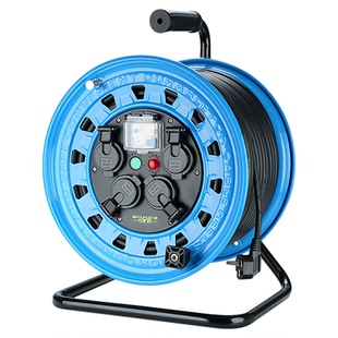 守护者移动电缆卷线盘绕线100米50米30米插座空盘T33016防尘防水