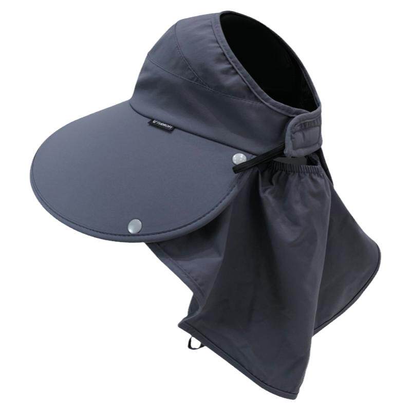 大帽檐遮阳帽女防晒防紫外线夏季新款空顶渔夫帽子骑车防风太阳帽