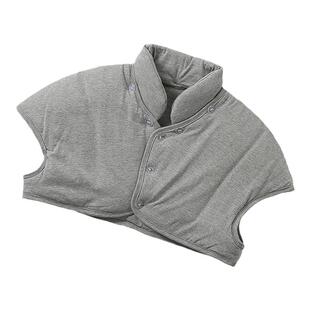 秋冬季纯棉加厚高领护肩睡觉颈椎坎肩防寒保暖肩颈中老年男女马甲