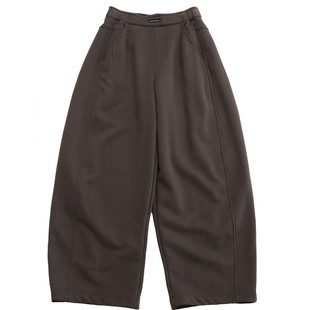 鹿与飞鸟“香蕉裤”365g混棉内磨毛半松紧腰三色宽松休闲卫裤7028