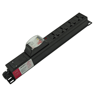 皓麟大功率排插座32A63A100A8000W 空开2P漏电保护工业无线接线板