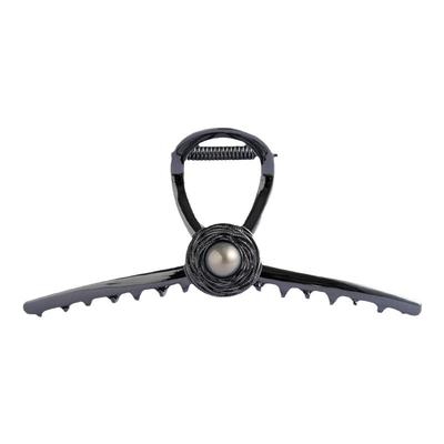 【简约法式】通勤百搭黑色鲨鱼夹