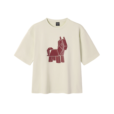 韦恩泽维尔短袖休闲大码印花T恤