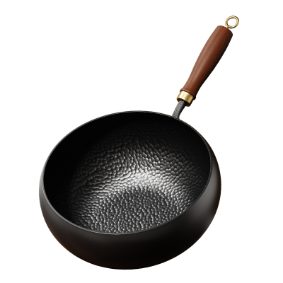 古法大肚炒锅家无涂层炒菜锅平底