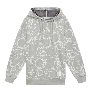 美特斯邦威卫衣男连帽休闲经典百搭简约舒适时尚潮流满身印花上衣