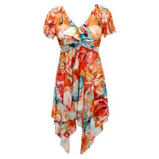 胖mm泳衣女裙式遮肚宽松保守加肥加大温泉显瘦连体长款大码泳装夏