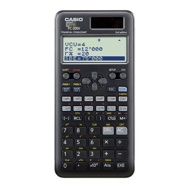 卡西欧FC-200V金融理财计算器