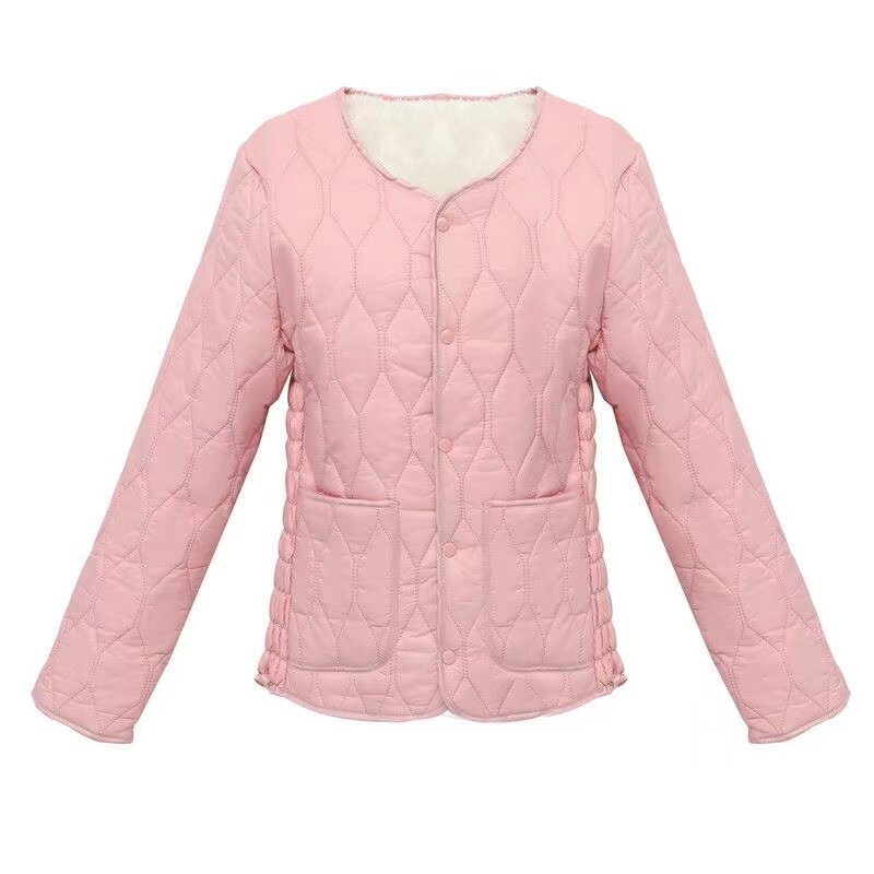 棉衣女短款冬季修身显瘦百搭加绒棉服时尚女士保暖内胆休闲小棉袄