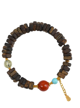 山川心语沉水级沉香南红手串