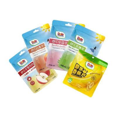 DOLE都乐苹果肉肉黄桃草莓红杏果香蕉片香蕉卷任选果脯蜜饯