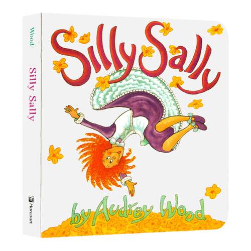 Silly Sally 傻傻的莎莉 倒着走的女孩 英文原版绘本 韵文与歌谣 廖采杏推荐亲子共读 儿童英语启蒙图画故事书 Audrey Wood