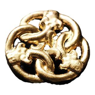 不亦室 松风舍金银彩系列盖置 程伟手作盖置 茶道零配