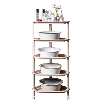 洗手间塑料加厚多层落地式脸盆架