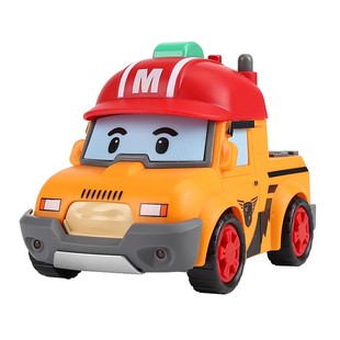 大号变形警车珀利回力惯性小汽车安巴救援队音乐玩具车男孩POLi