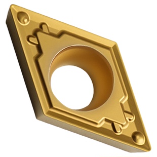 55度菱形车刀片加工钢件DCMT070204-HQ 抛光款菱形数控刀片