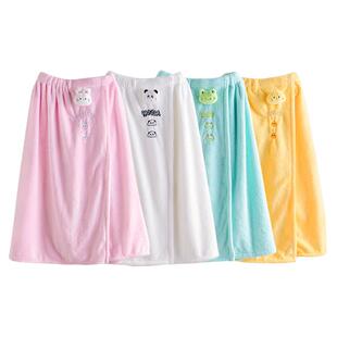 浴巾儿童宝宝夏季A类比纱布纯棉吸水可穿可裹2025新款浴裙可穿式