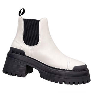 STELLA LUNA露娜女鞋秋冬切尔西靴百搭休闲厚底增高短靴SLP322123