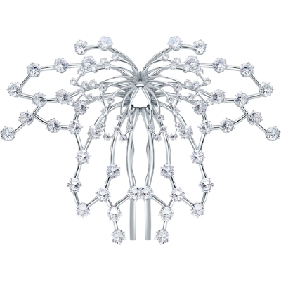 【折扣】Midnight Opera House 女水晶银色金属发簪