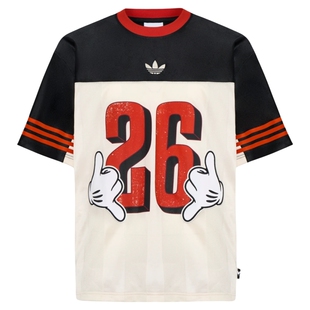 adidas阿迪达斯三叶草迪士尼联名T恤