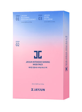 jayjun捷俊水光焕亮三部曲面膜