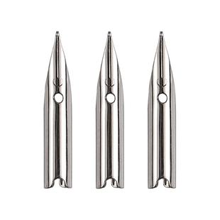 罗氏钢笔笔尖 通用0.38/0.5特细暗尖飞机尖 学生用书写练字用小尖明尖笔头可替换铱金笔尖 美工弯尖原装配件