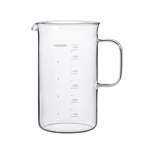日本HARIO分享壶杯耐热玻璃烧杯手冲咖啡聪明杯量杯透明bv-300