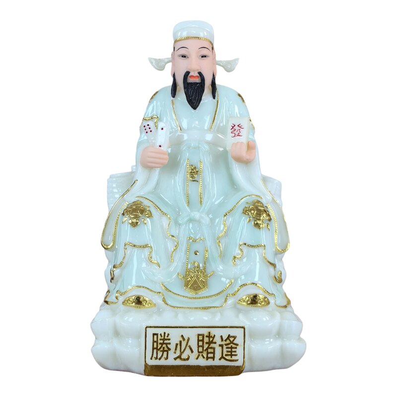 赌神佛像合成汉白玉赌神神像