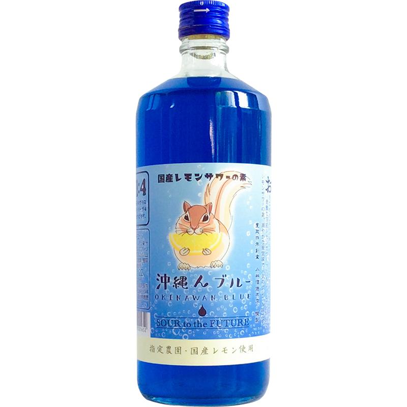 【买2送1】全日空 日本原装进口冲绳蓝柠檬瓦沙调酒碳酸果酒720ml
