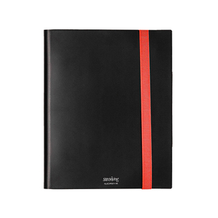 Sanseking9格黑色卡册宝可梦游戏王大容量绑带收藏册奥特曼卡片包