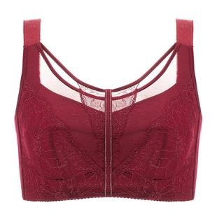 {5折捡漏}大码内衣女大胸显小文胸薄款聚拢全罩杯无钢圈胖mm