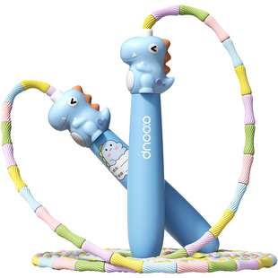 软竹节跳绳儿童幼儿园初学者大班5岁3孩宝小学生一年级专用不打结