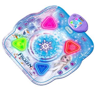 儿童音乐发光跳舞毯艾莎公主运动健身家用女孩游戏毯玩具六一礼物