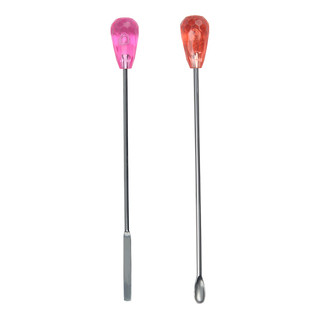 纹绣半永久水晶搅拌勺子搅拌棒针调色料盛取色粉 易清洗 循环使用