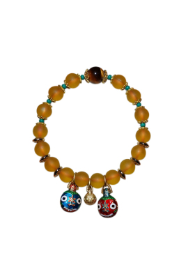 原创天然水晶魔盒灵性紫超七手串