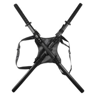 死侍刀背带 双刀 忍者神龟背带COS动漫武器装备道具 儿童玩具刀剑