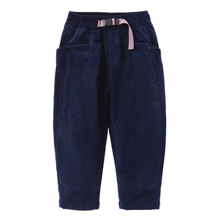 半度闲女童加绒灯芯绒裤子洋气秋冬装25新款儿童冬季加厚运动裤子