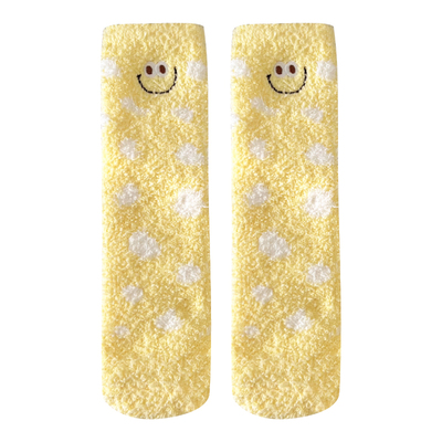 冬季保暖珊瑚绒袜子睡眠袜睡觉穿