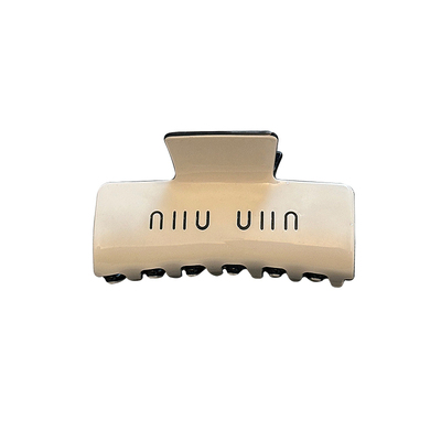 慵懒风~AB双面醋酸抓夹字母