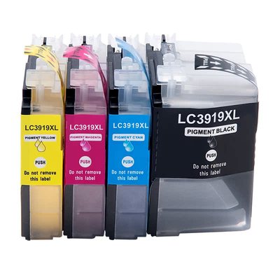适用Brother兄弟LC3919BK CMY墨盒MFC-J2330DW J2730DW J3530DW J3930DW彩色打印机墨水非原装LC3919XL墨水匣
