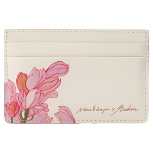 NINA ENYA/妮娜恩雅&MoChen艺术家联名款卡包真皮多卡位超薄小巧