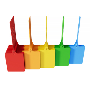 物流吊牌快递挂签塑料快运壹米滴答扎带封条一体标牌挂牌送检标签