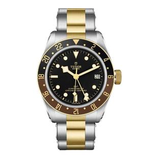 帝舵碧湾格林尼治型系列自动机械男士腕表间金黑盘M79833MN-0001