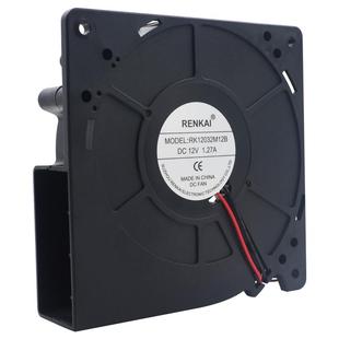 5015/7530/9733直流DC12/24V大风力高风压涡轮散热风扇离心鼓风机