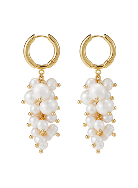 MELINDA LI铜镀18K金天然珍珠项链轻奢高级感锁骨链颈链