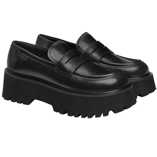 CHARLES&KEITH26春新款CK1-70580300复古厚底乐福鞋小皮鞋单鞋