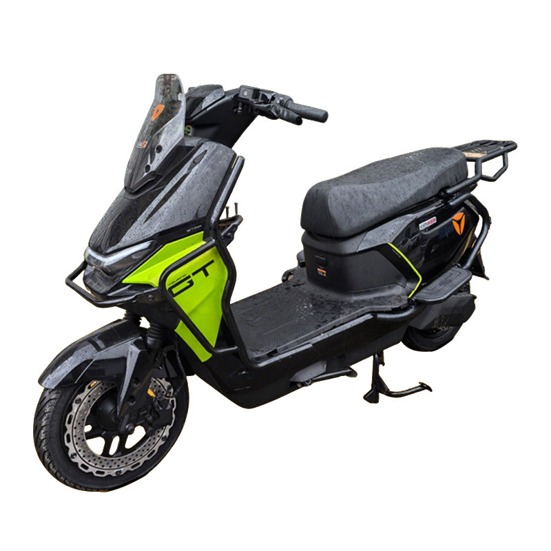 适用雅迪冠能S白鲨护杠90-H/70s/电自电摩全车保险杠加厚后尾货架