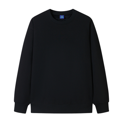 秋冬季青年卫衣男士纯色圆领上衣