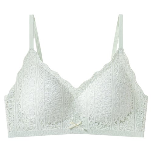 都市丽人蕾丝内衣女小胸聚拢显大裸感无痕收副乳无钢圈文胸罩2025