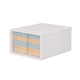 抽屉式收纳箱家用卧室衣柜透明收纳盒塑料整理箱衣服裤子储物柜子